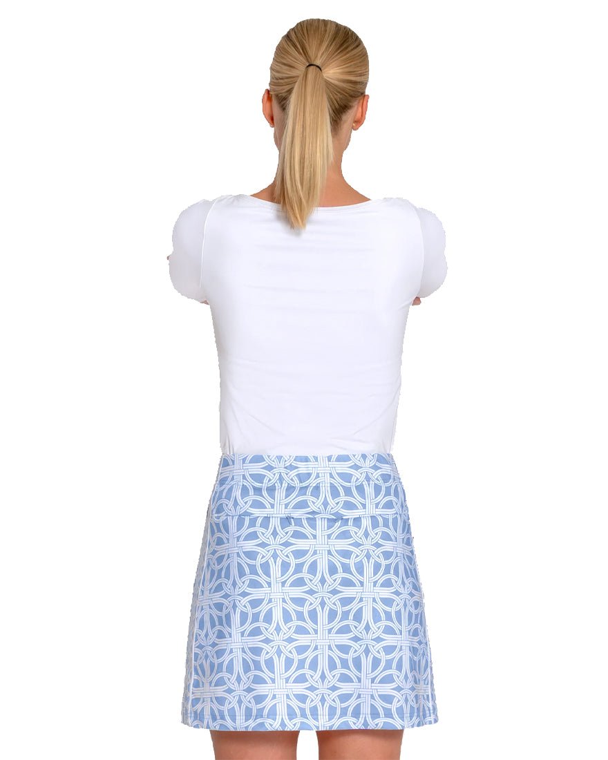 Skippy Skort - Periwinkle Ring Toss