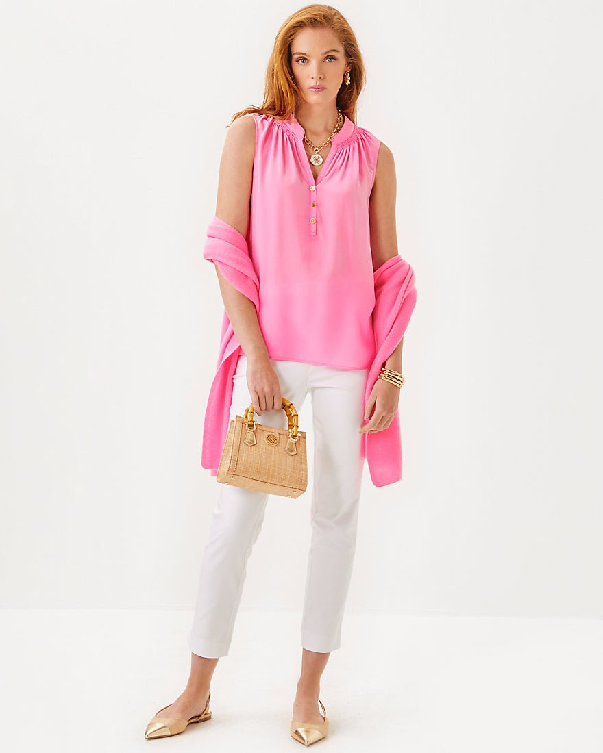 Sleeveless Elsa Top - Rousseau Pink