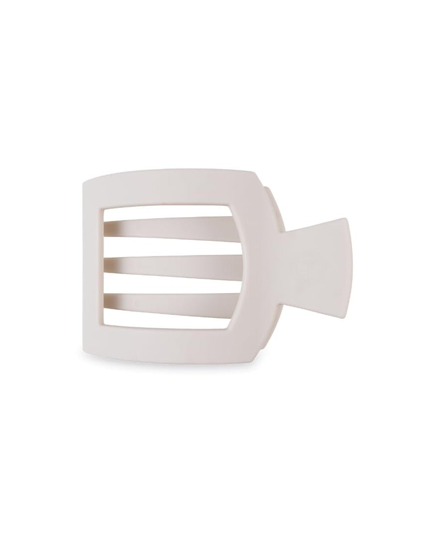 Small Flat Square Hair Clip - Toasted