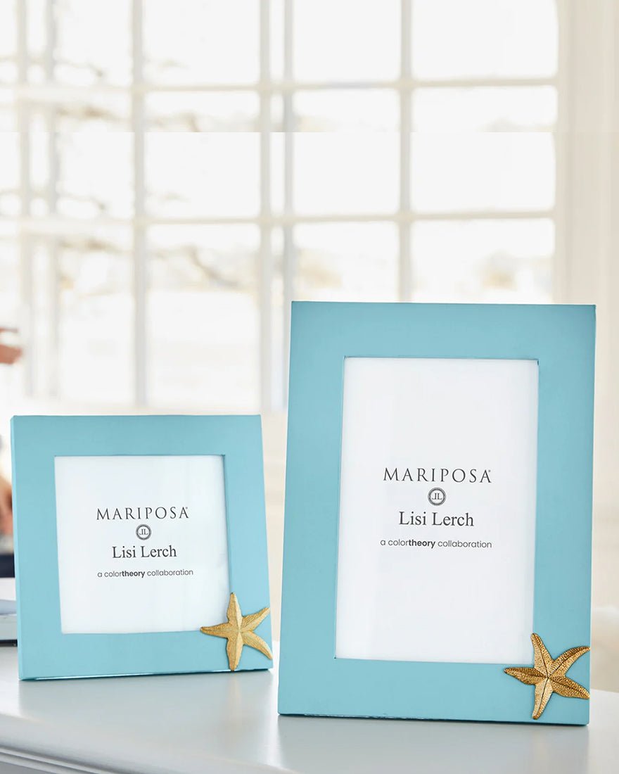 Starfish Sky Blue 4x6 Frame - Sky Blue