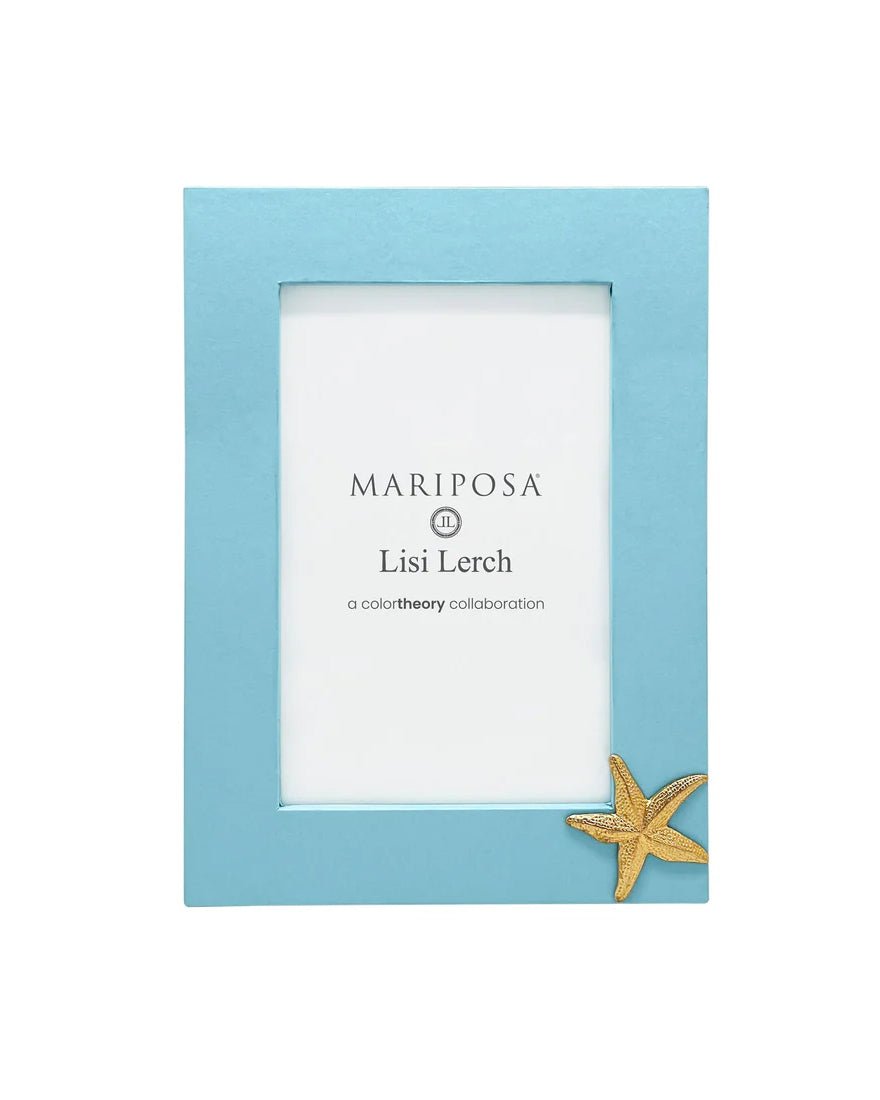 Starfish Sky Blue 4x6 Frame - Sky Blue