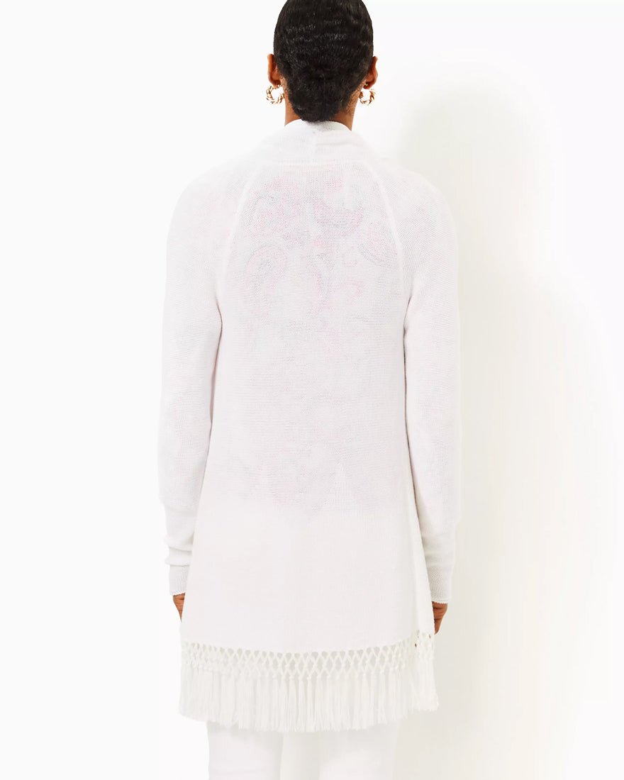 Tatum Cardigan - Resort White