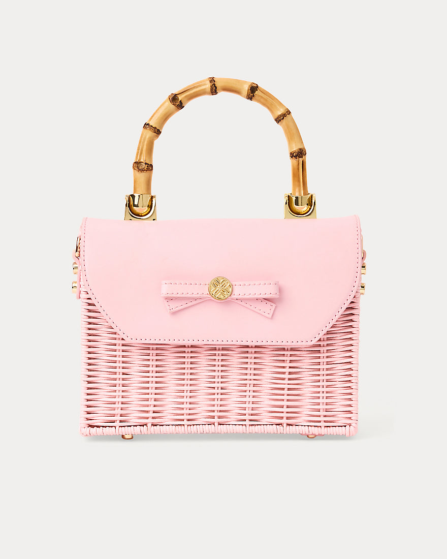 Teighen Bow Wicker Bag