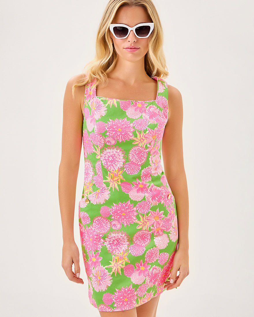 The Lilly Shift Dress - Multi Seaside Garden