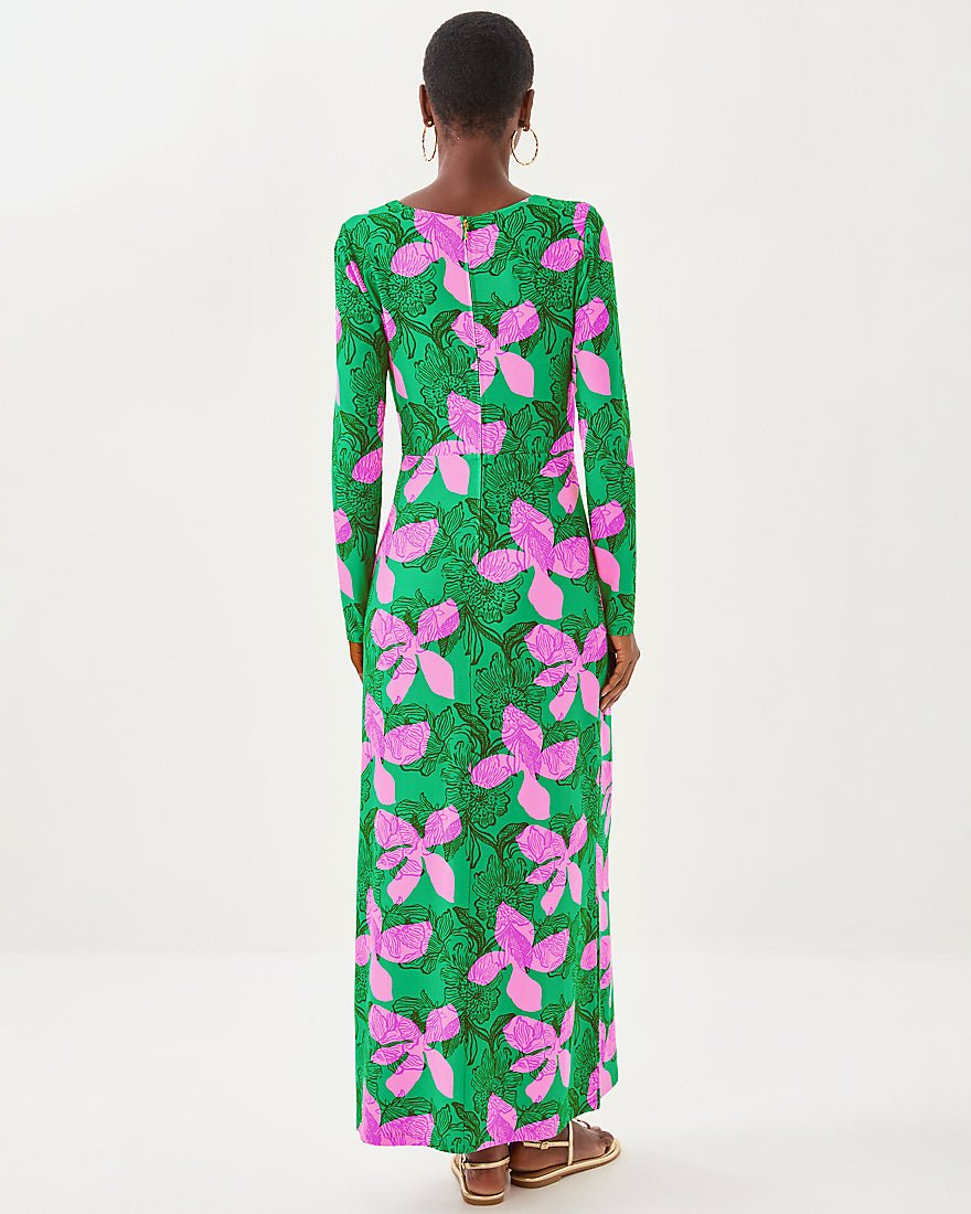 Tilli Maxi Dress - Kitts Green Sunset Shadows