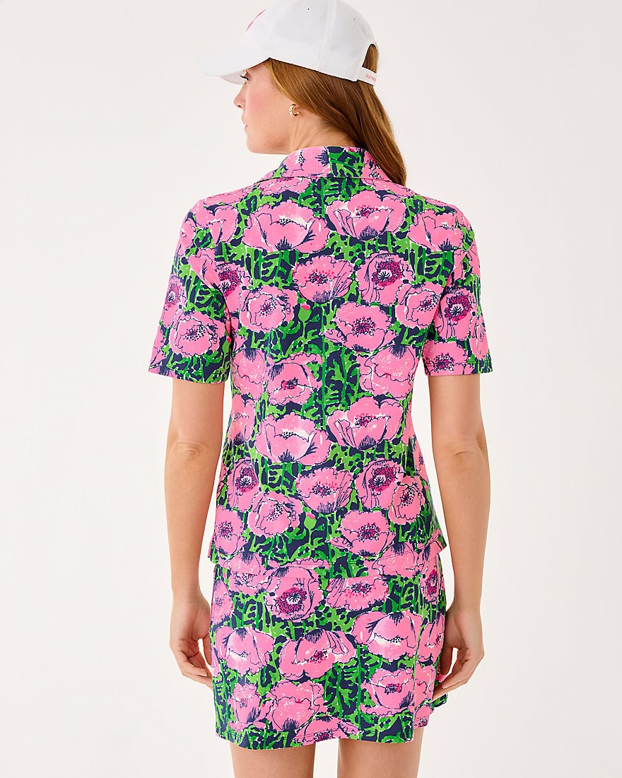 Via Flora Polo Upf 50 Plus - Low Tide Navy Florrie