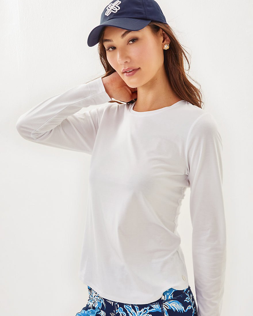 Westley Long Sleeve Tee Upf 50 Plus - Resort White - 1