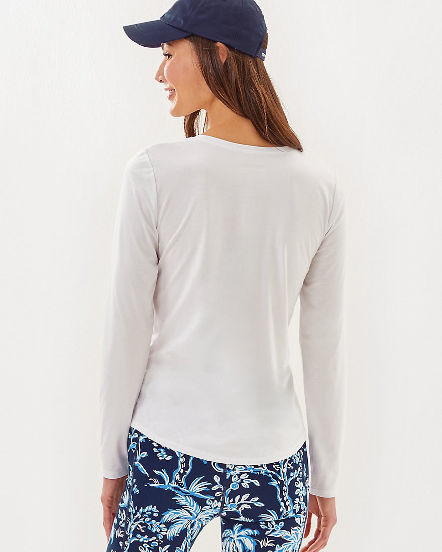 Westley Long Sleeve Tee Upf 50 Plus - Resort White - 2