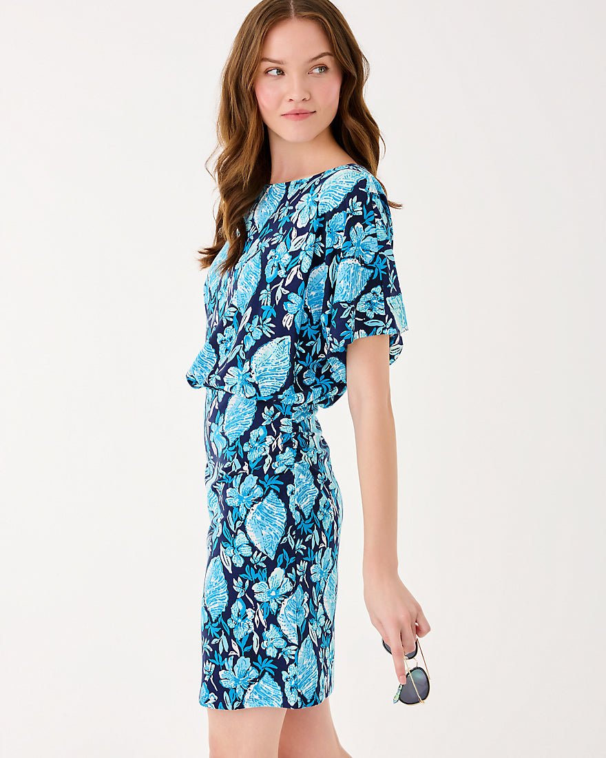 Lilly Pulitzer - Zahra Dress - Low Tide Navy Seashell Splendor