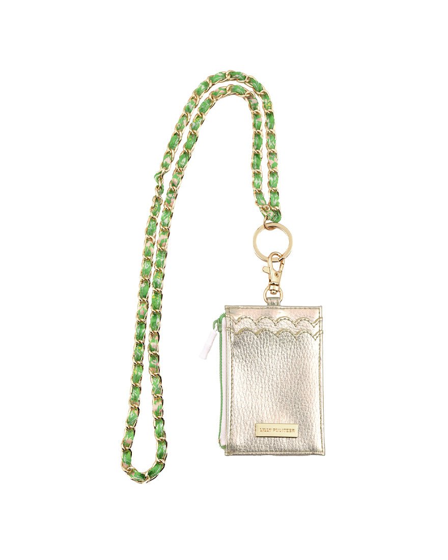 Zip Id Lanyard - Lime Feeling Good