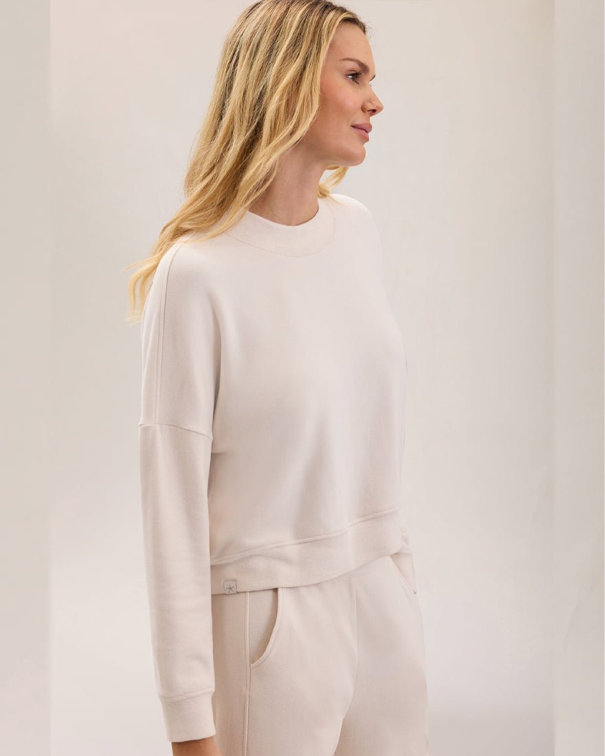 Barefoot Dreams - Brushed Fleece Pullover - Sand Dune
