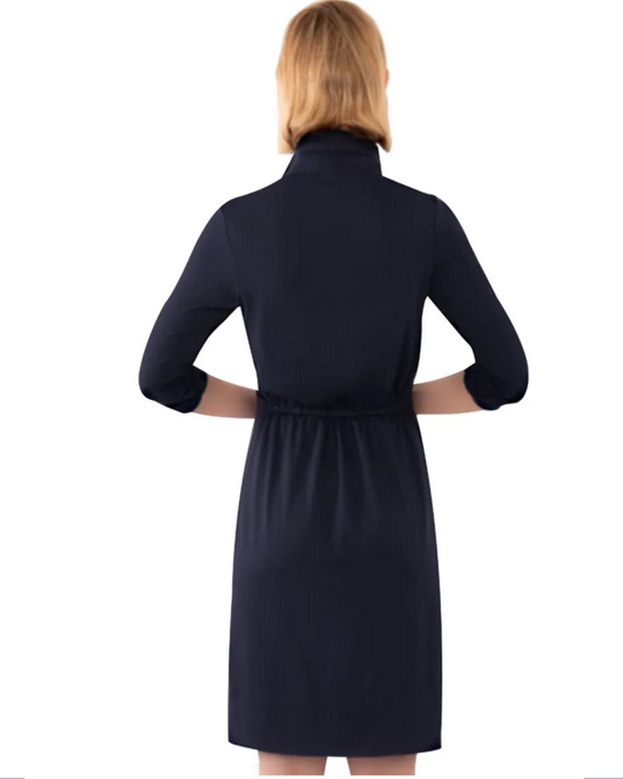 Twist And Shout Dress - Navy