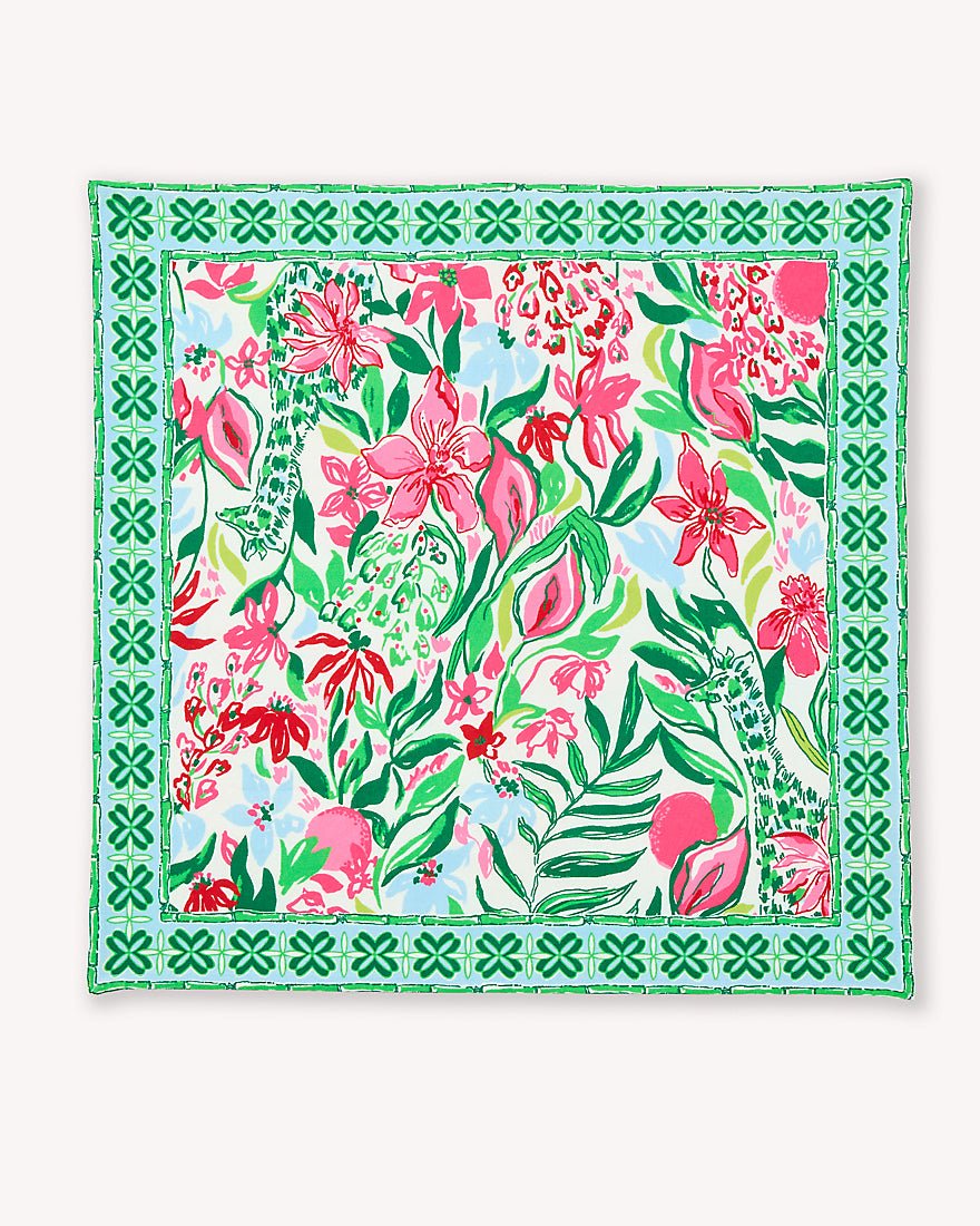 Lilly Pulitzer - Gwp Set Of 4 Dinner Napkins - Multi Glowing Gardens