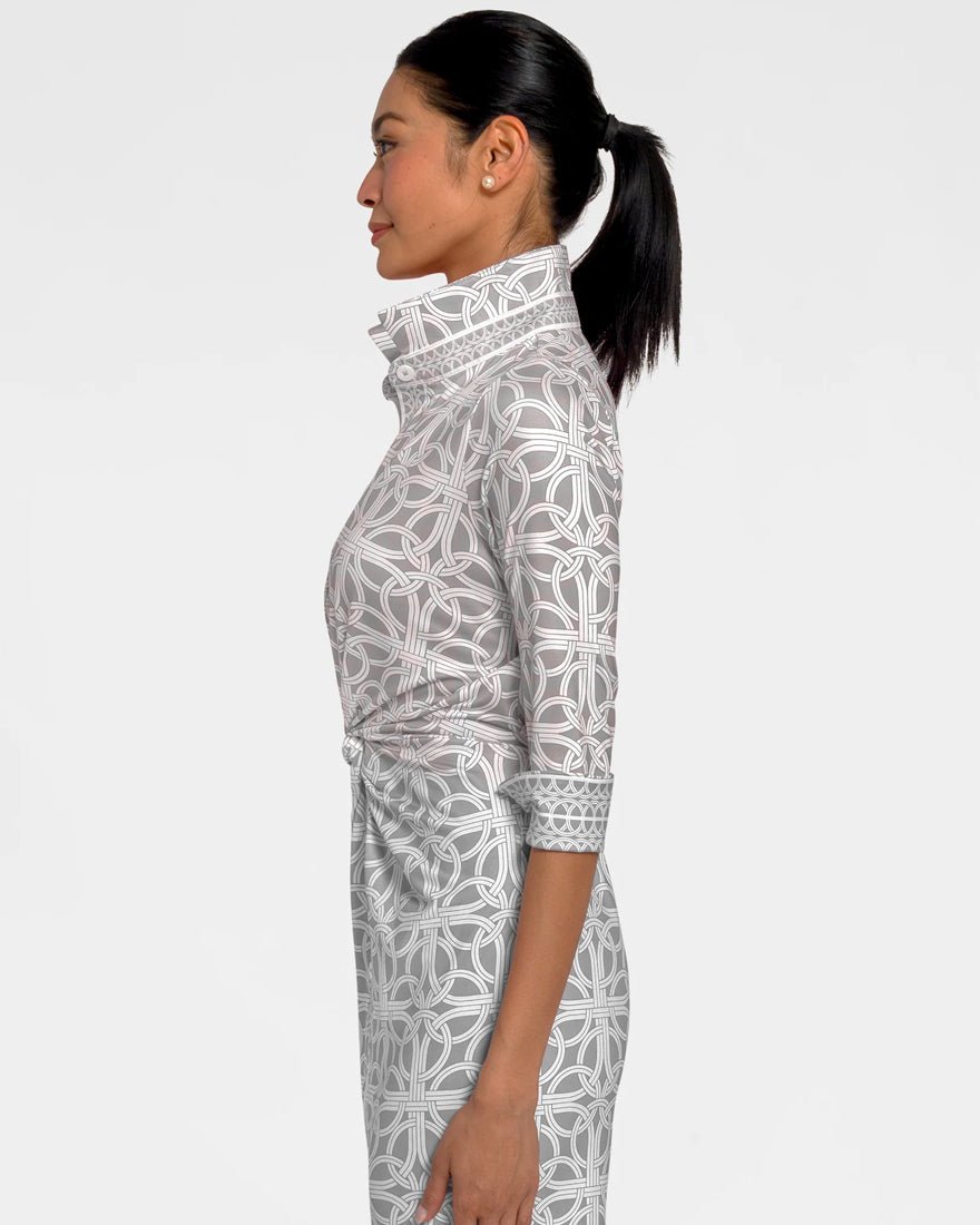 Twist And Shout Dress - Khaki Ring Toss