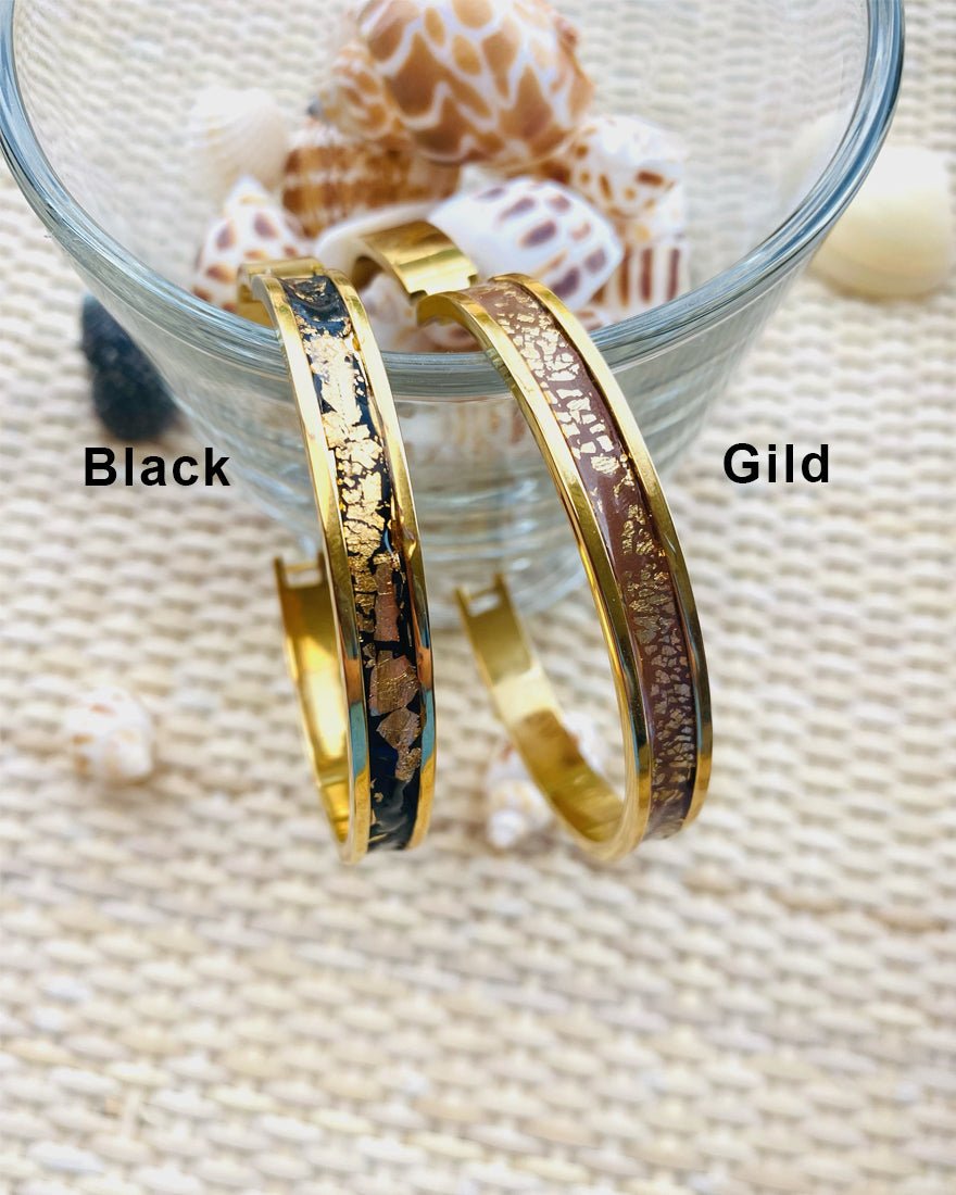Lumino ColorPop Gold Bangle Bracelet - Gild