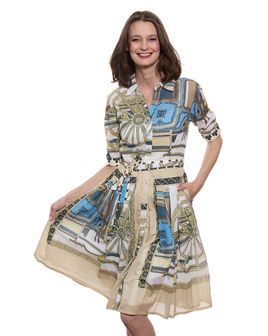 Dizzy Lizzie - Mrs Maisel Dress - Taupe Coach