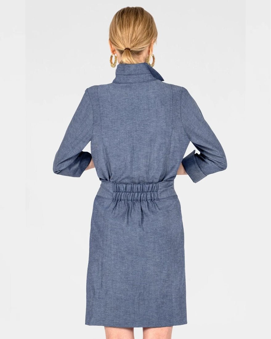 Gretchen Scott - Breezy Blouson Dress - Chambray