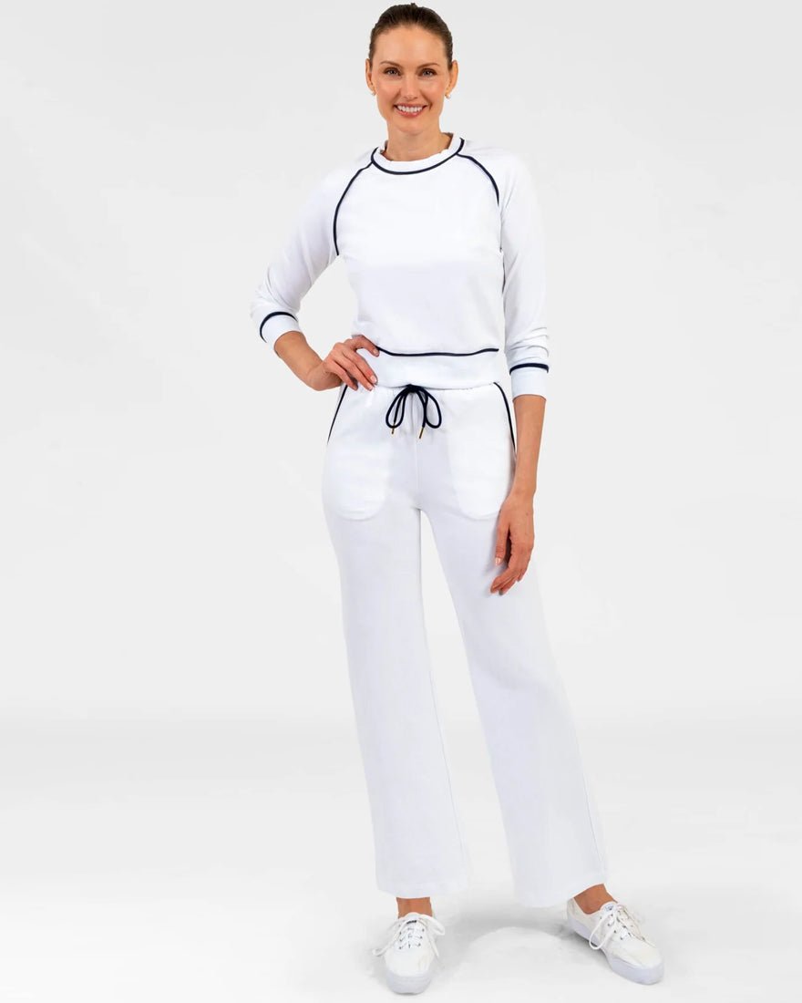 Gretchen Scott - Cozy Cloud Sweatpant - White