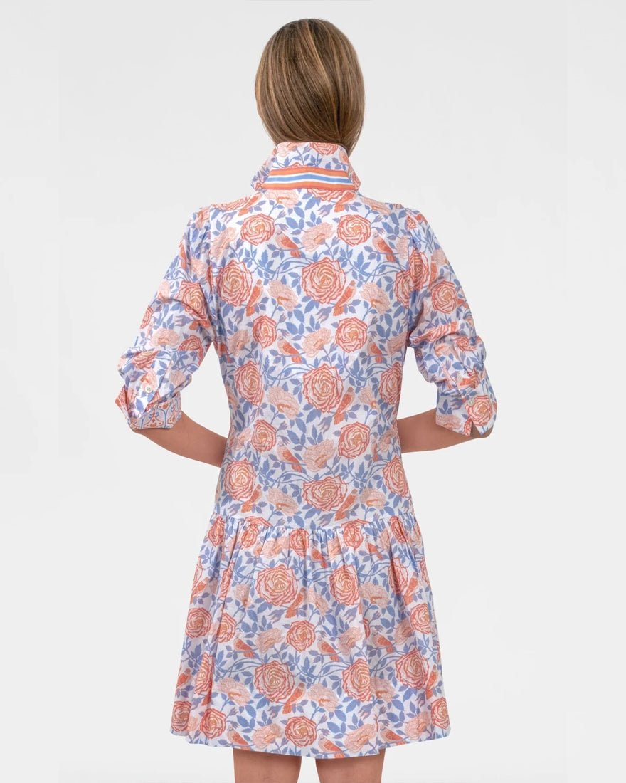 Gretchen Scott - So Sweet Dress - Peri Coral Smell The Roses