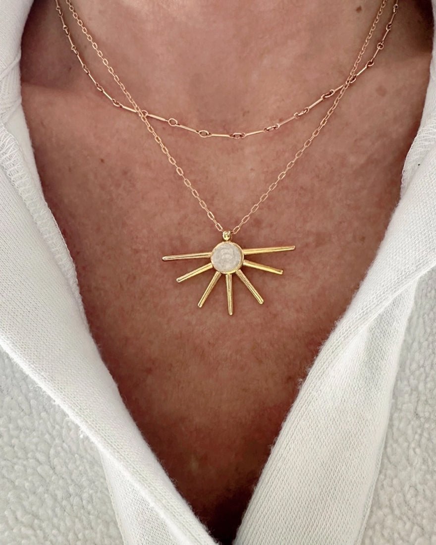 Jeny Baker Designs - Lido Deck Sunset Necklace - Gold