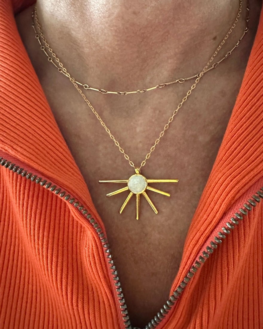 Jeny Baker Designs - Lido Deck Sunset Necklace - Gold