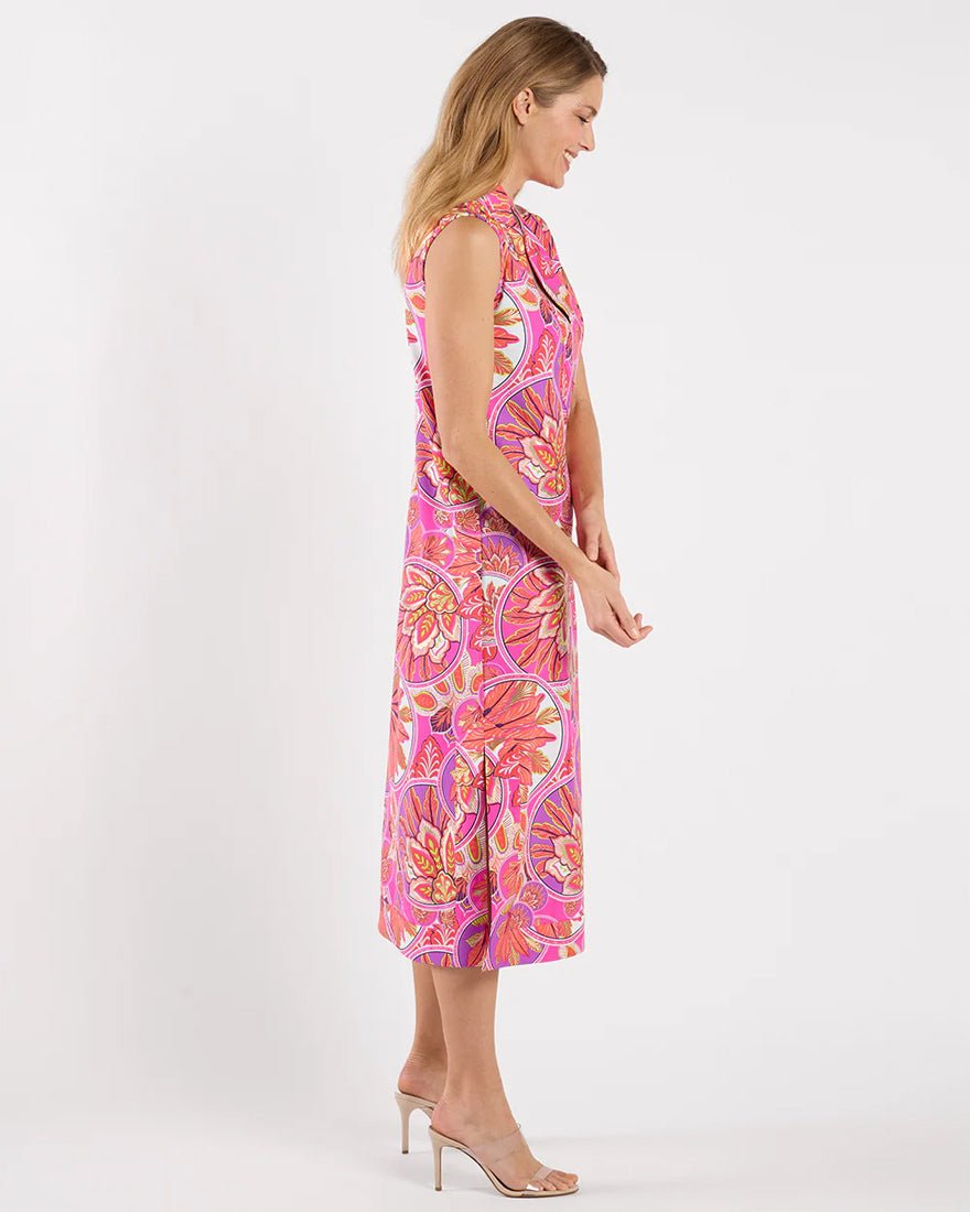 Jude Connally - Kristen Maxi - Stained Glass Hot Pink
