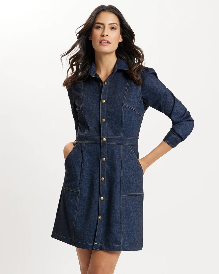 Jude Connally - Solange Dress - Navy