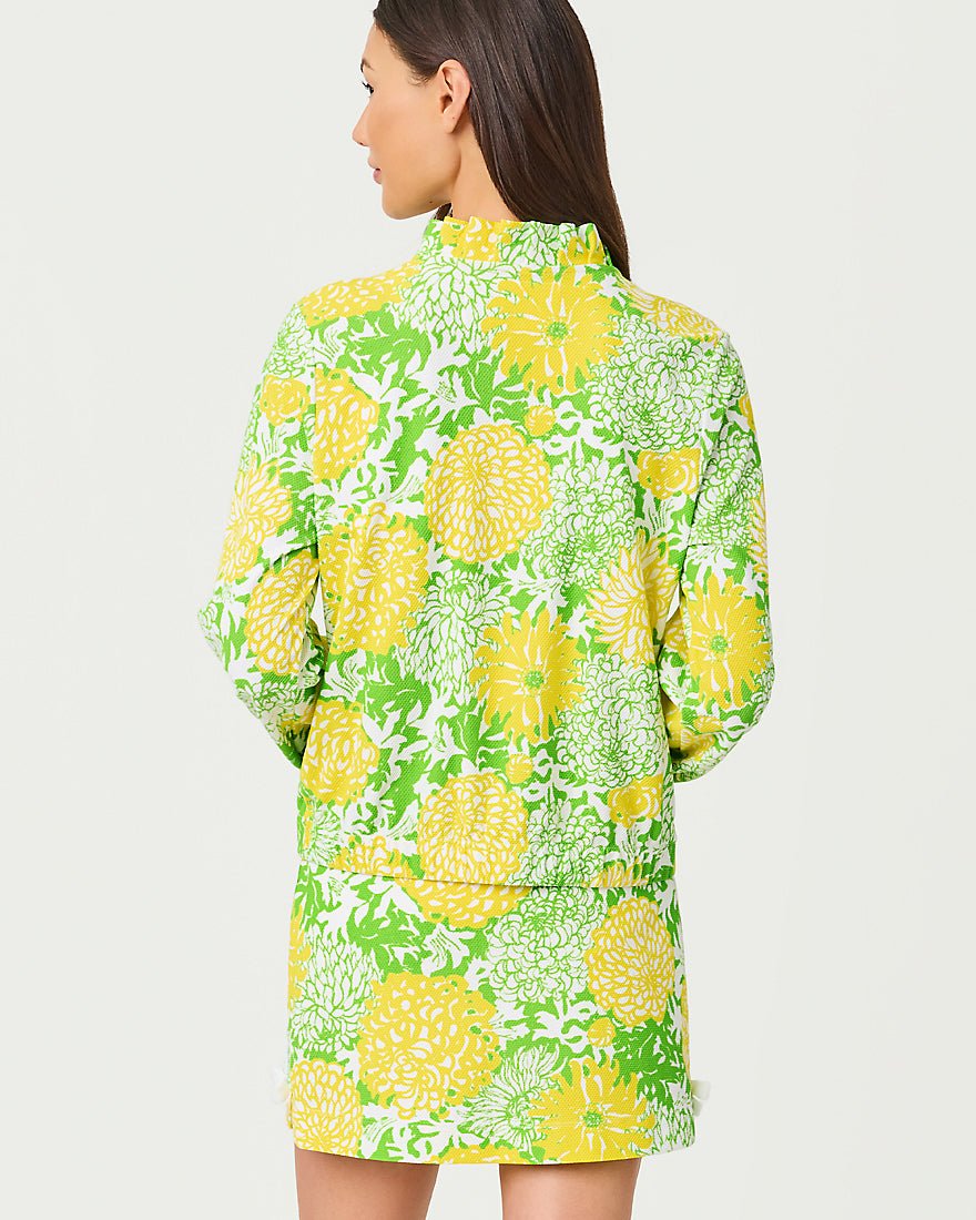 Lilly Pulitzer - Aegean Jacket Upf 50 Plus - Crocodile Green Mumbo Jumbo