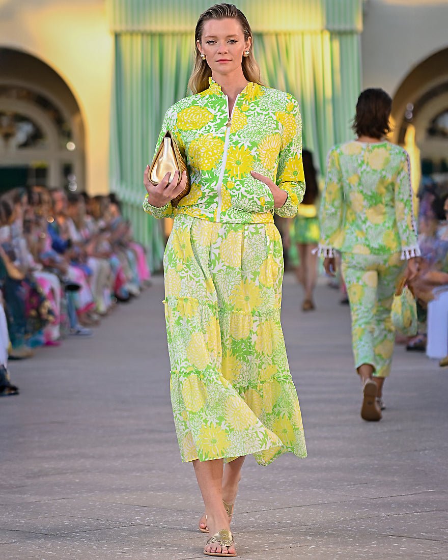 Lilly Pulitzer - Aegean Jacket Upf 50 Plus - Crocodile Green Mumbo Jumbo