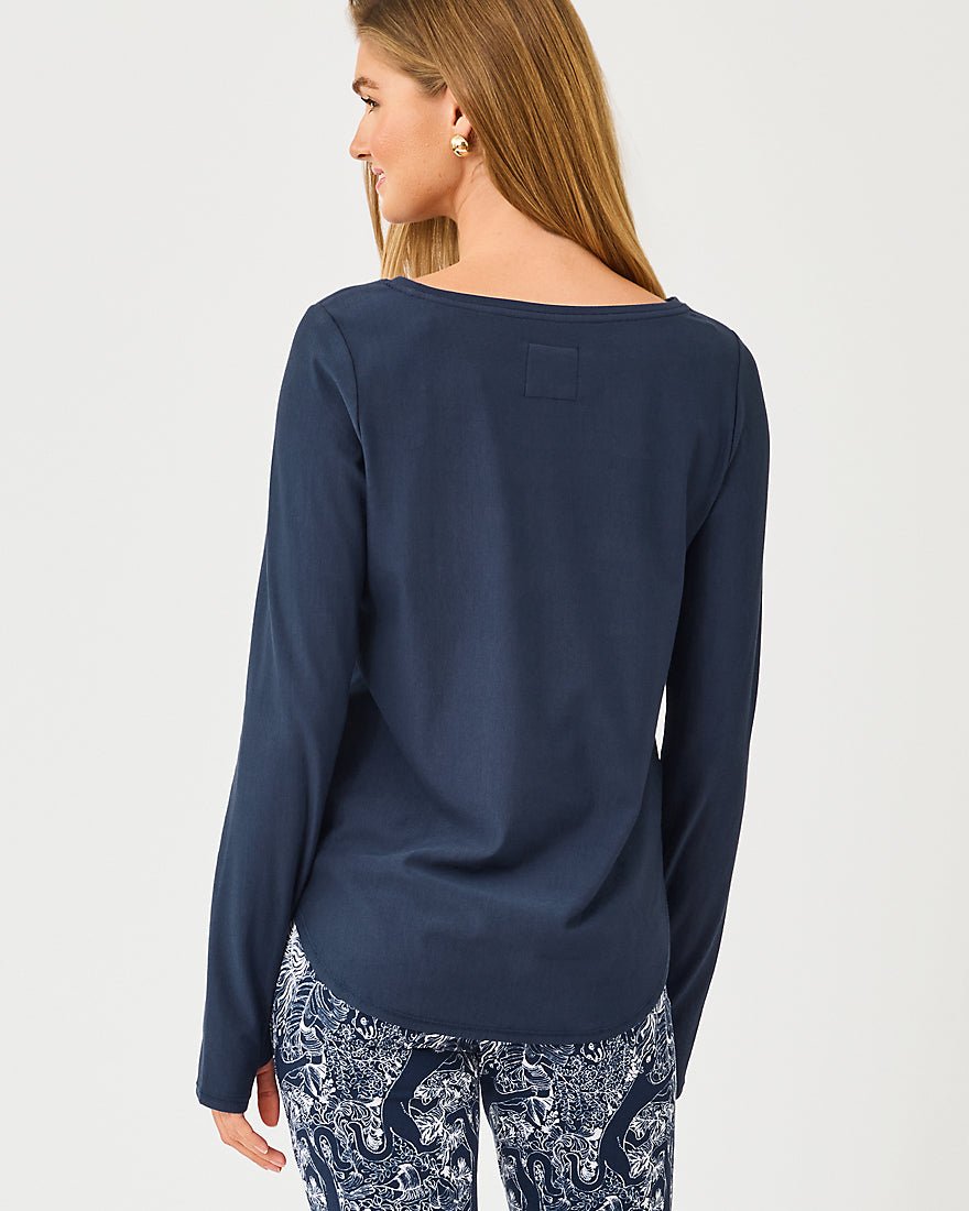 Lilly Pulitzer - Affirmation Pullover - Low Tide Navy