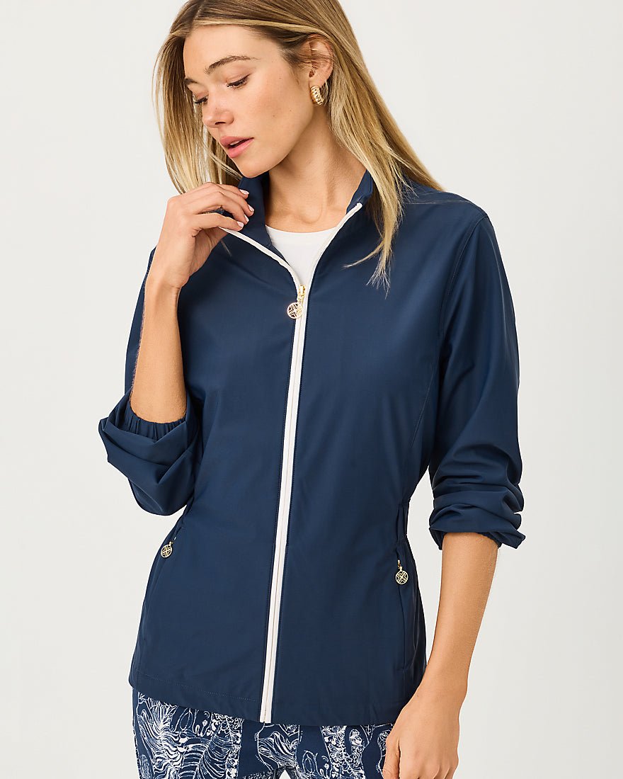 Lilly Pulitzer - Ainsley Jacket Upf 50 Plus - Low Tide Navy