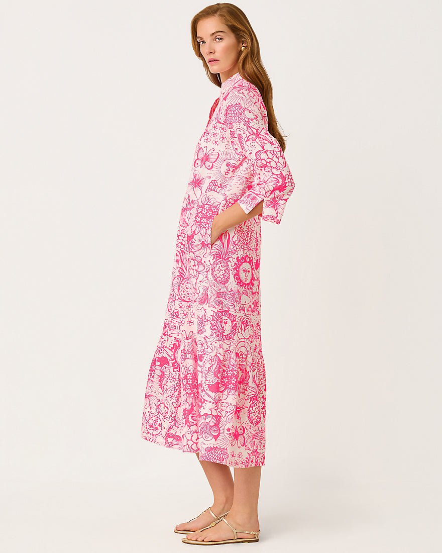 Lilly Pulitzer - Alora Dress - Cherry Blossom Pink Fleur De Lilly
