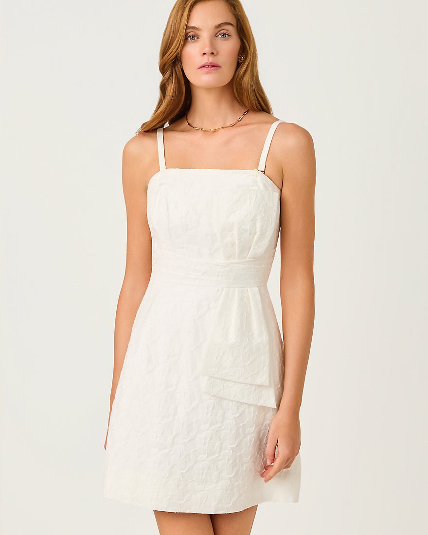 Lilly Pulitzer - Amra Dress - Resort White Floral Jacquard