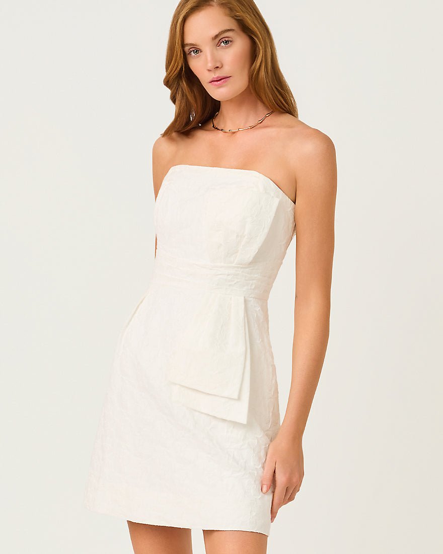 Lilly Pulitzer - Amra Dress - Resort White Floral Jacquard