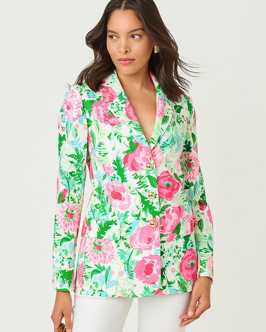 Lilly Pulitzer - Amryn Blazer - Multi Poppy Party