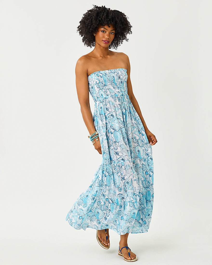 Lilly Pulitzer - Anali Coverup - Resort White Shell Shine