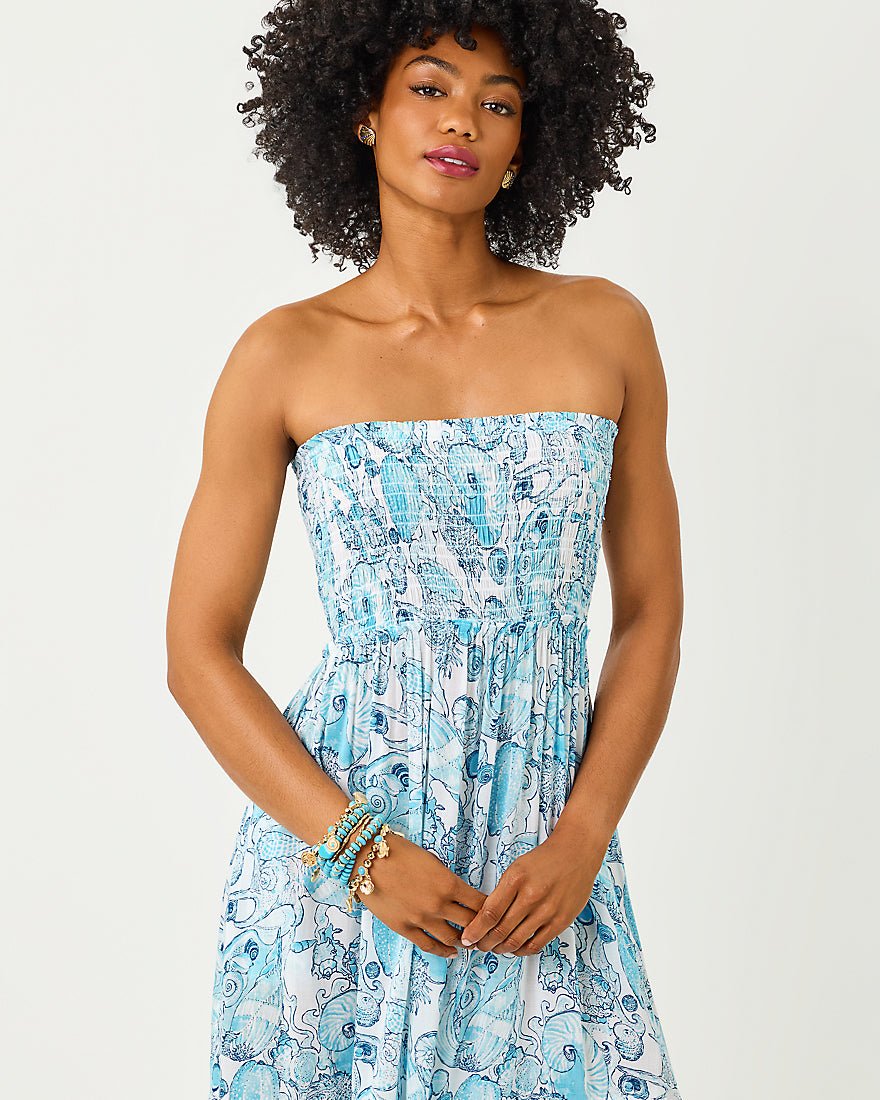Lilly Pulitzer - Anali Coverup - Resort White Shell Shine