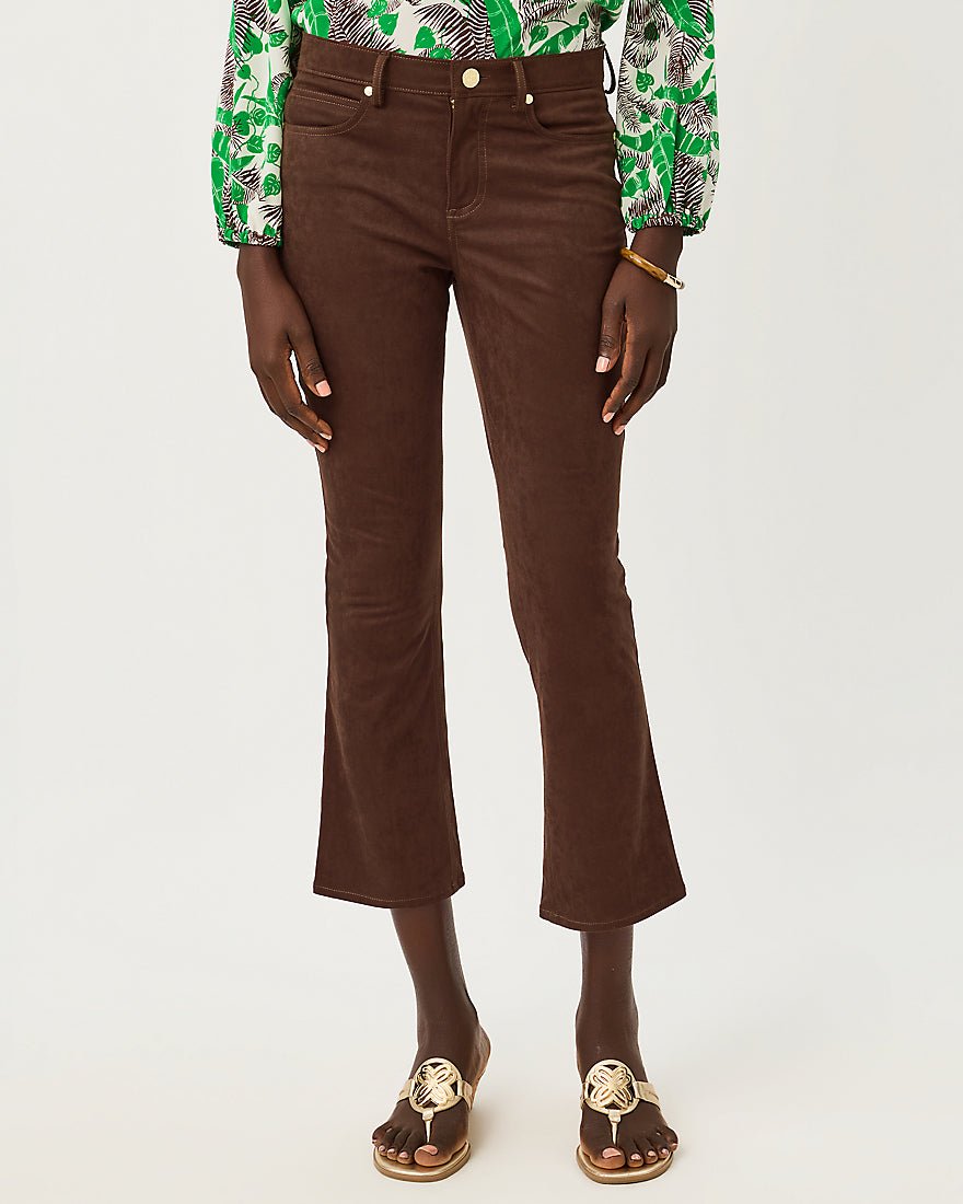 Lilly Pulitzer - Annet High Rise Crop Flare Pant - Coco Beach