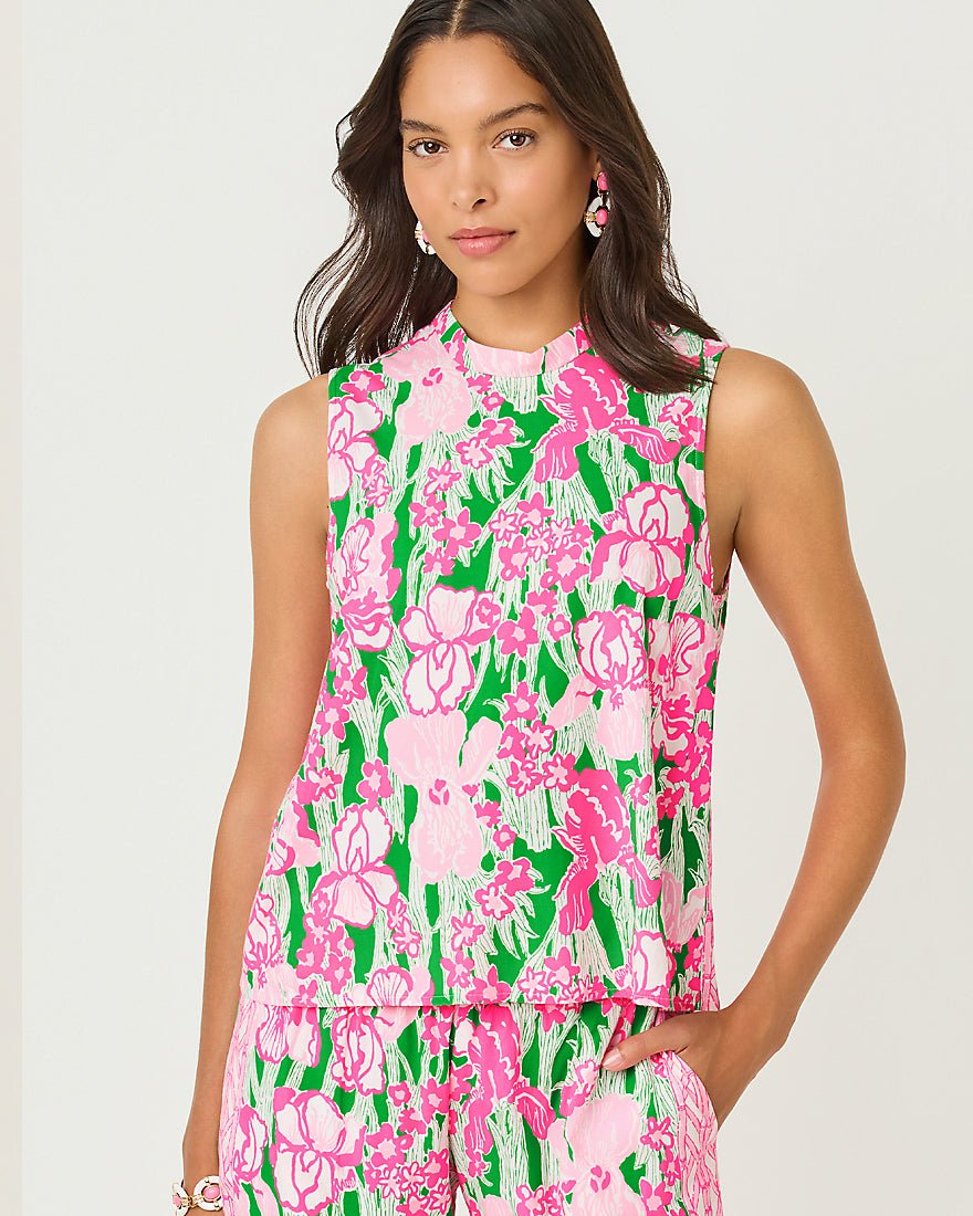 Lilly Pulitzer - Anya Top - Putting Green Hannah