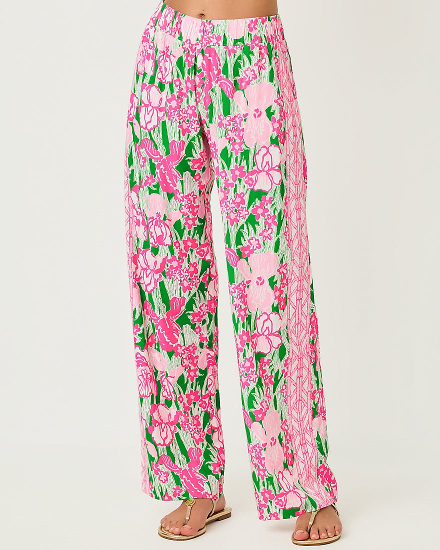 Lilly Pulitzer - Bal Harbour Stretch Palazzo Pant - Putting Green Hannah