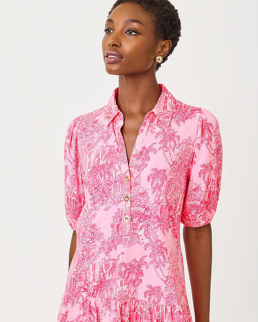 Lilly Pulitzer - Bingley Dress - Conch Shell Pink Palm Beach Destination