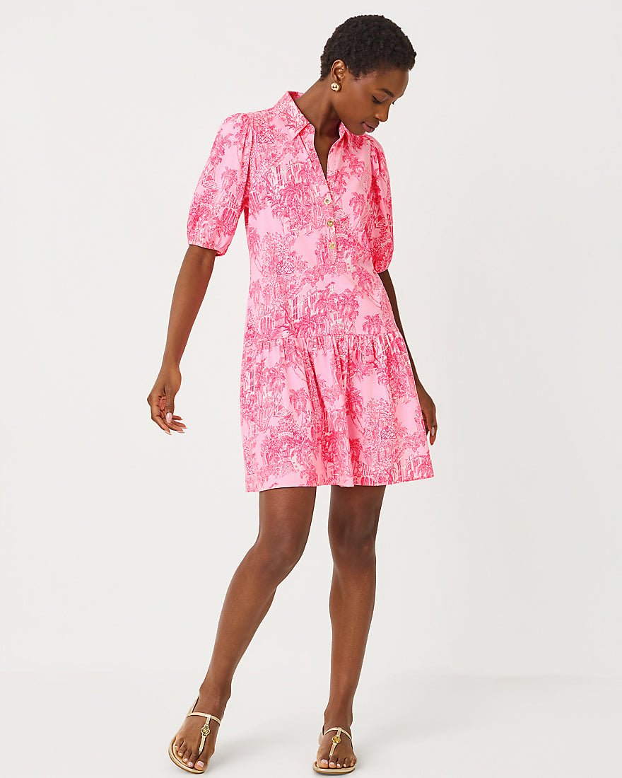 Lilly Pulitzer - Bingley Dress - Conch Shell Pink Palm Beach Destination