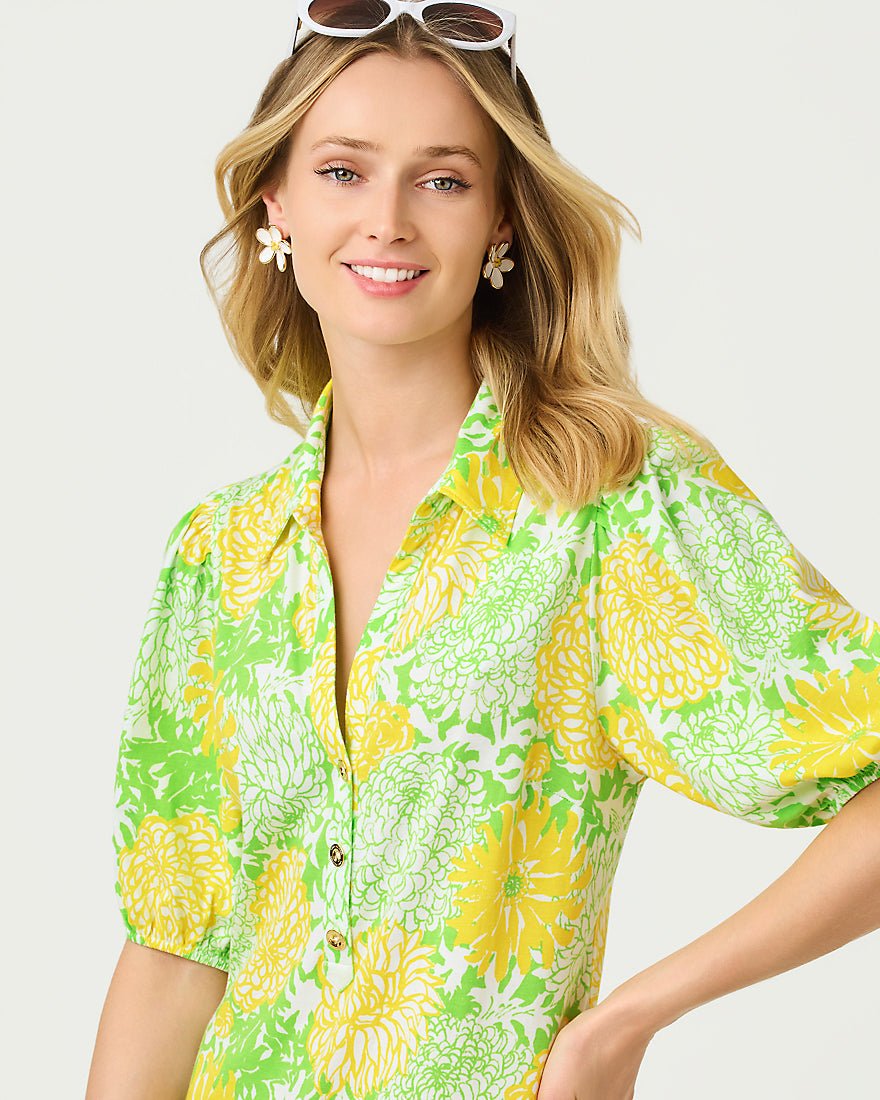 Lilly Pulitzer - Bingley Dress - Crocodile Green Mumbo Jumbo