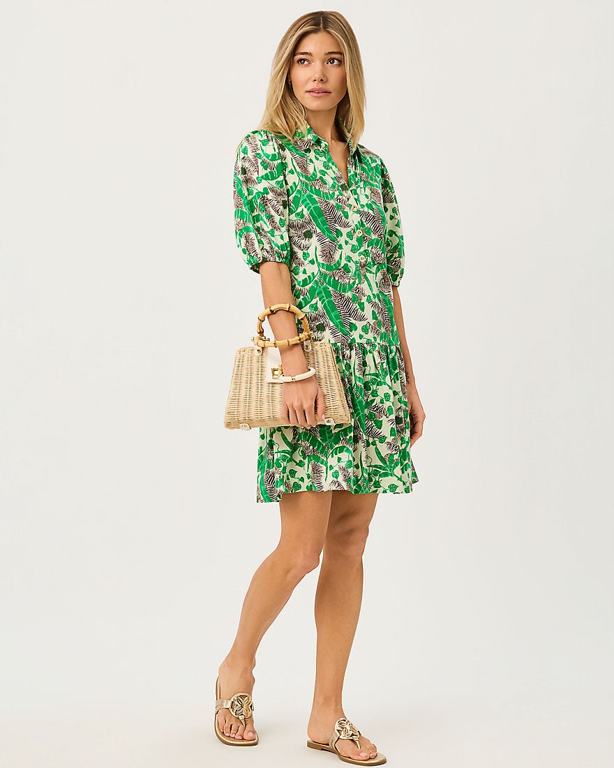 Lilly Pulitzer - Bingley Dress - Vanilla Spice Hide And Leaf