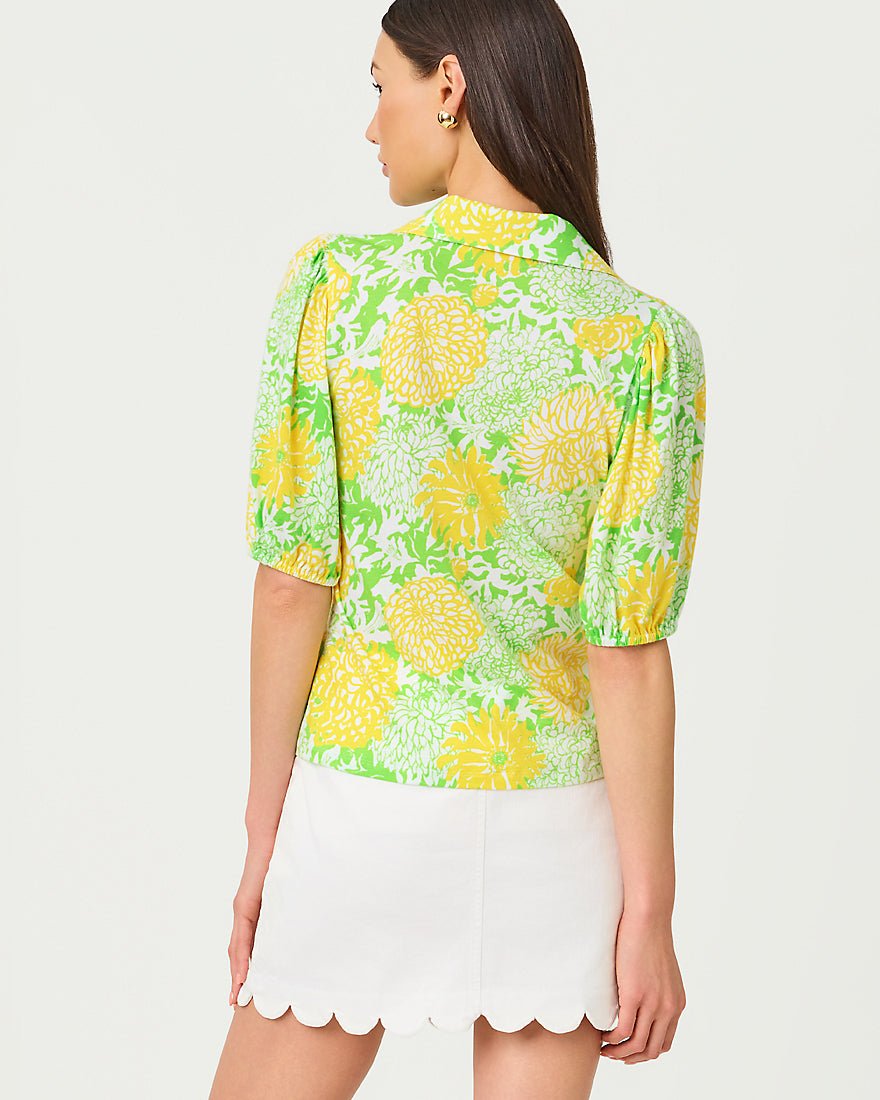 Lilly Pulitzer - Bingley Knit Top - Crocodile Green Mumbo Jumbo