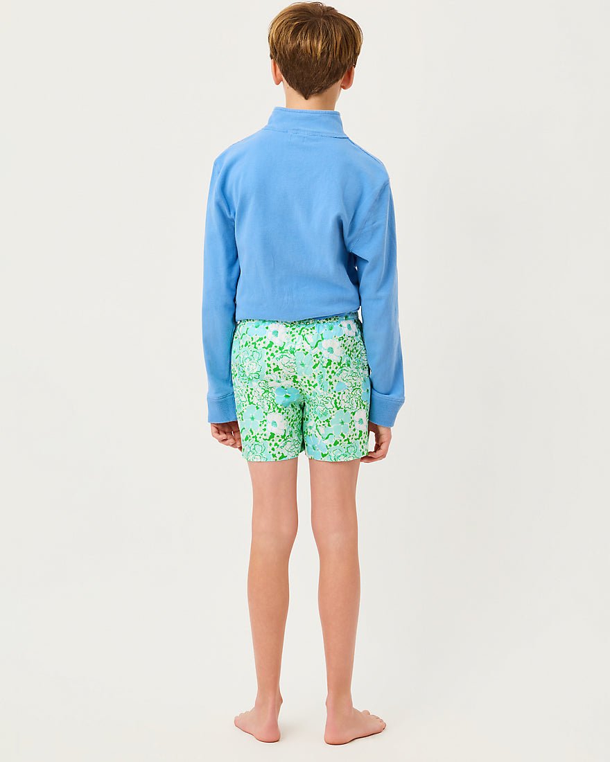 Lilly Pulitzer - Boys Ollie Short - Mint Condition Burst Of Joy