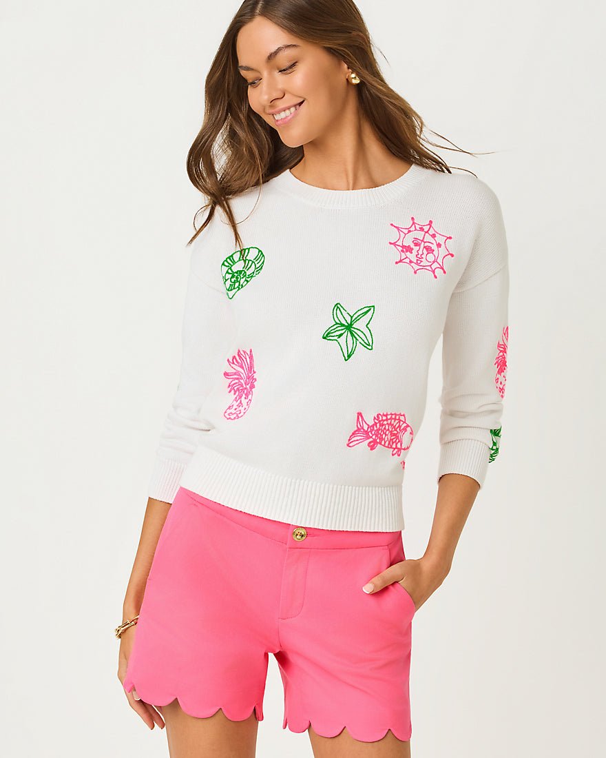 Lilly Pulitzer - Buttercup Mid Rise Short - Cherry Blossom Pink