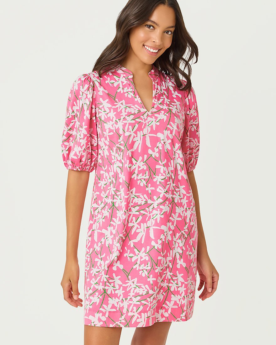 Lilly Pulitzer - Carey Dress - Confetti Pink Liza Overprint