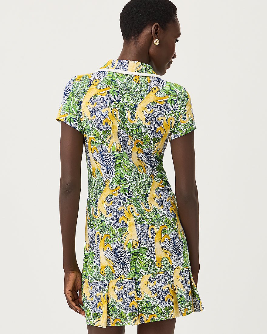Lilly Pulitzer - Cayo Costa Pleated Dress - Multi Lil Palm Prowl