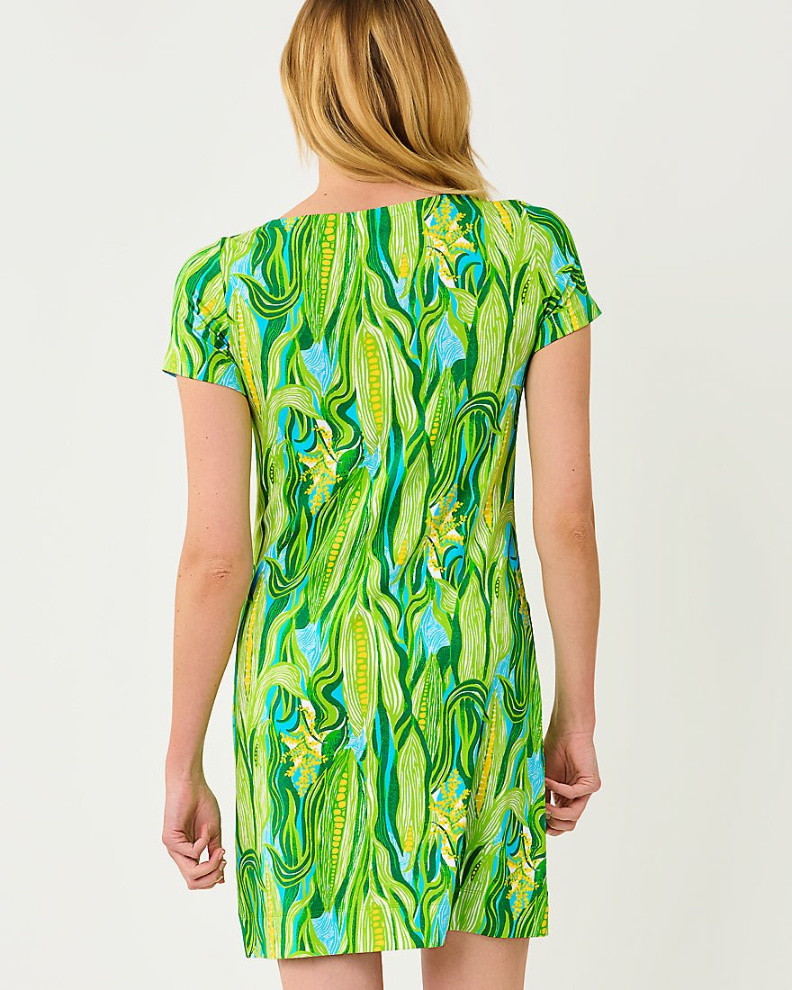 Lilly Pulitzer - Chelle Upf 50 Plus Dress - Turquoise Tide Sweet Corn
